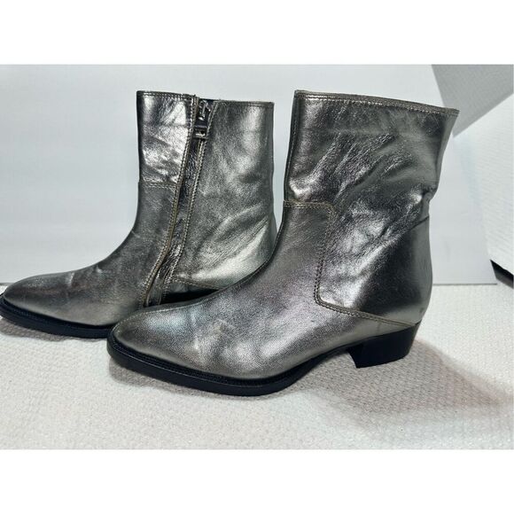 J Lindeberg metallic leather boots size 36 (US 5.5) - Picture 3 of 12